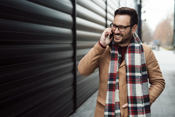 Talking on the phone