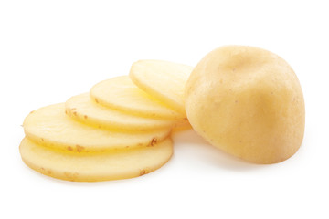 potato isolated on white background