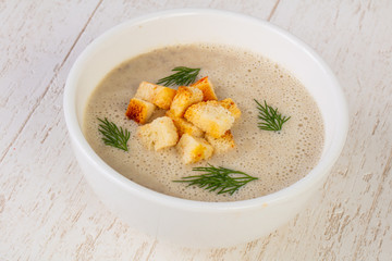 Mashroom cream soup