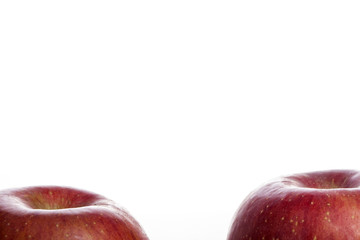 fresh apple isolated white.