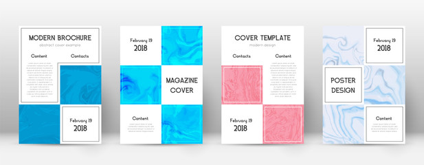 Abstract cover. Original design template. Suminagashi marble business poster. Original trendy abstra