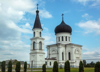 Fototapeta na wymiar Orthodox church in Vievis,Lithuania