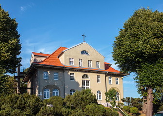 Fototapeta na wymiar Lutheran church in Klaipeda,Lithuania