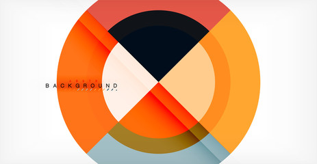 Obraz premium Vector circle abstract background