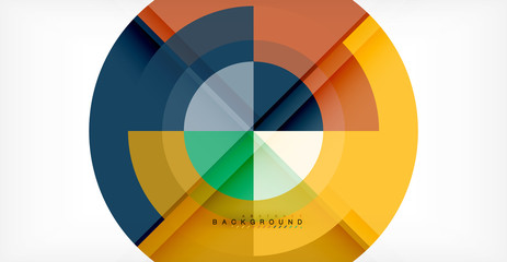 Obraz premium Wektorowy okręgu abstrakta tło