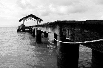 Sideview of Jetty