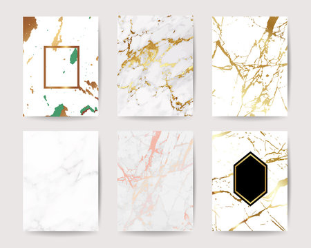 marble background vector collection design for wedding invitation cards ,cover, poster, banner and packaging design