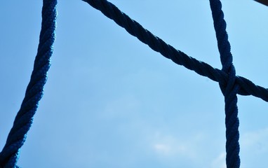 Blaue Seile