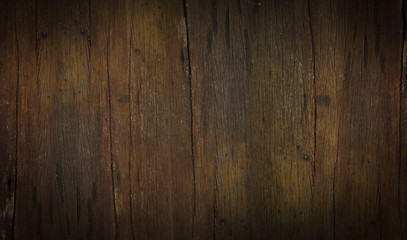 Dark Vintage wood plank texture background