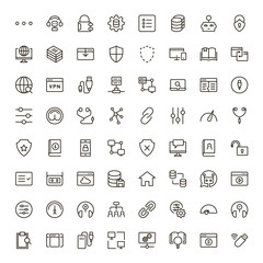 Programming icon set