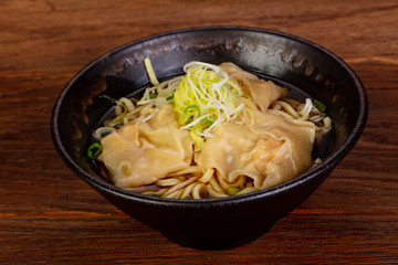 Vietnam soup with dumplings