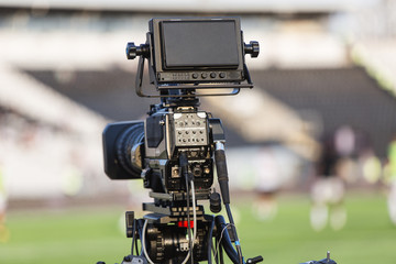 tv camera records on football matches