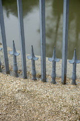 Railings on the side of the Iron Bridge, Shropshire