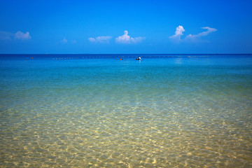 Tropical Beach, Andaman Sea, Krabi, Thailand.