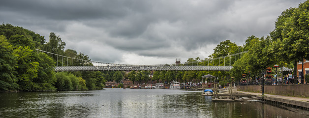 Suspension Bridge, River Dee, Chester