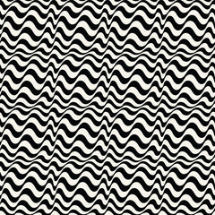 abstract wavy stripes seamless pattern