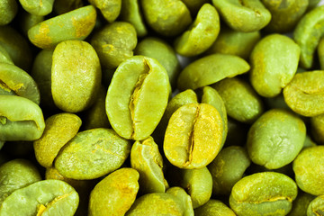 Green coffee beans
