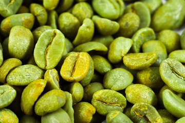 Green coffee beans