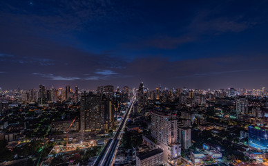 Naklejka na ściany i meble Bangkok panoramic view