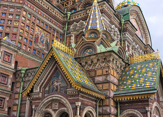 Fototapeta na wymiar Auferstehungskirche- II - St. Petersburg 