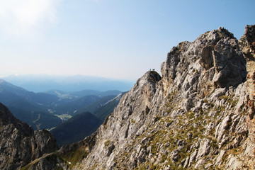 The top of Karwendel, Mittenwald, Germany