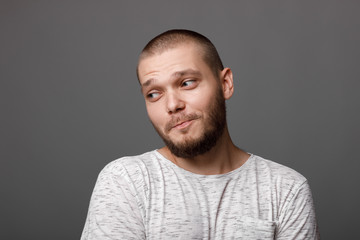Obraz premium portrait of shy young
