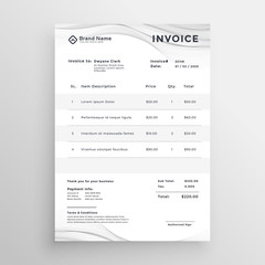 elegant invoice template for your business