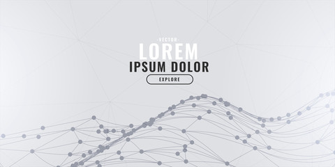 technology wave mesh background design