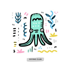 Octopus In The Ocean