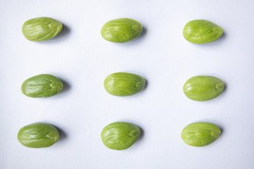 stink bean , bitter bean , parkia speciosa ( petai ), twisted cluster bean southern food of asian...