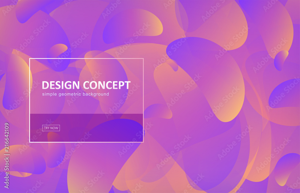 Poster abstract background, gradient geometric shape vector design. graphic pattern in minimal style. dynam