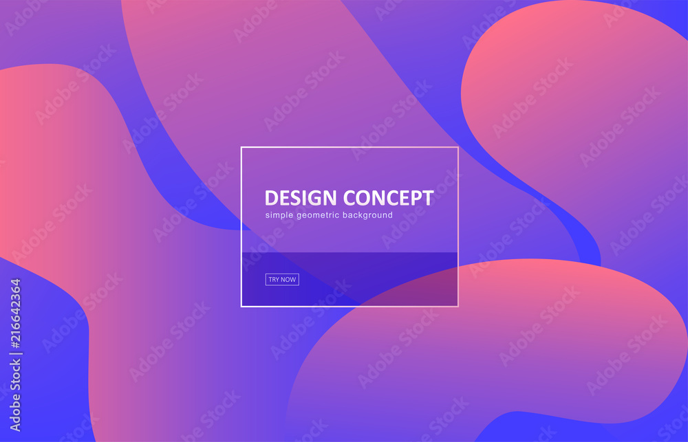 Poster abstract background, gradient geometric shape vector design. graphic pattern in minimal style. dynam