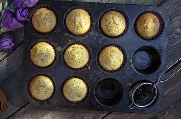 кексы маковые