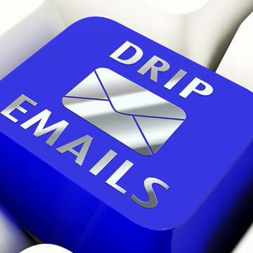 Email Drip Marketing Newsletter Outreach 3d Rendering