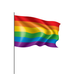 Vector a rainbow flag