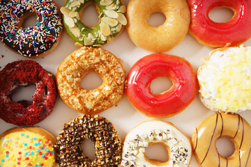 colorful donuts