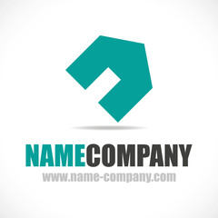 logo promoteur immobilier maison constructeur 