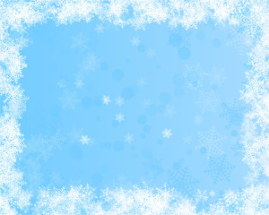 Background on a blue and white abstract backdrop with silk fabric. Happy New Year quote. Perfect for social media campaigns.