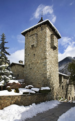 Fototapeta na wymiar Casa de la Vall in Andorra la Vella. Andorra