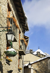 Old town in Andorra la Vella. Andorra