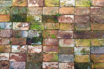 Cracked bricks as a background