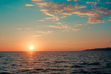 Obraz premium sunset 