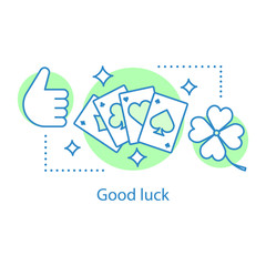 Gambling concept icon