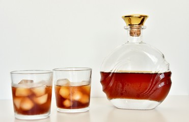 alcohol with ice