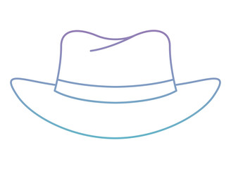 elegant hat isolated icon vector illustration design