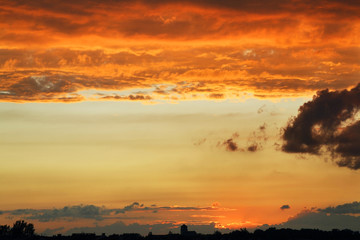 Obraz premium Sunset in Torun. Poland