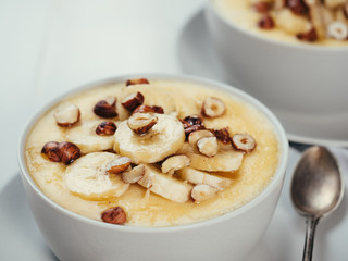 sweet corn polenta porridge