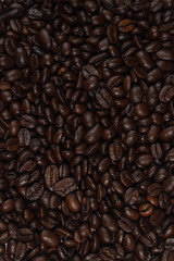 Fototapeta premium Coffee beans background texture