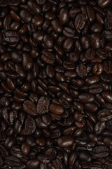 Coffee beans background texture
