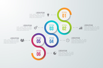 Infographic template for business, education, web design, banners, brochures, flyers, diagram, workflow, timeline. Vector illustration.